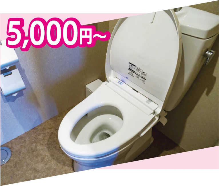 トイレ掃除5,000円~